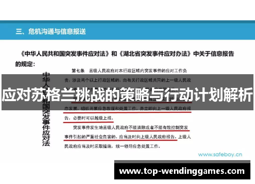 应对苏格兰挑战的策略与行动计划解析